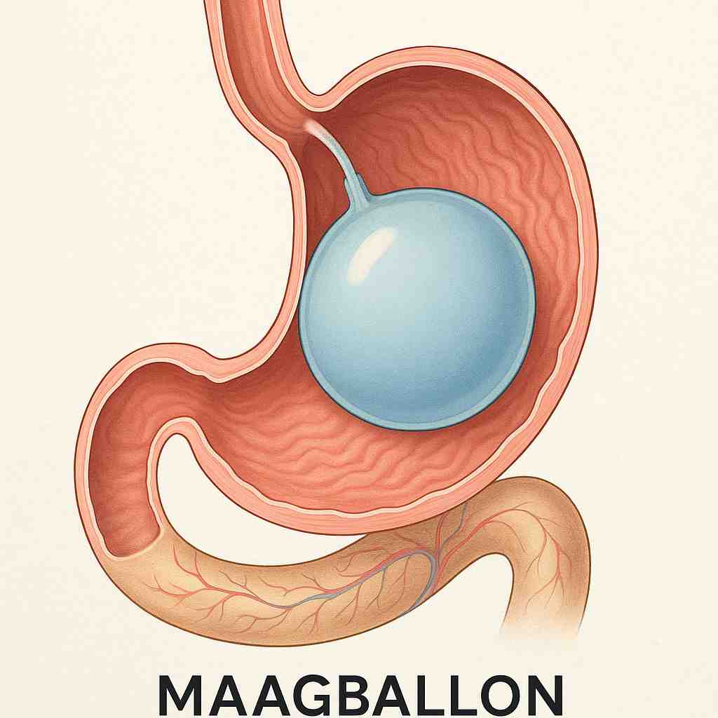 Wat gebeurt er na het plaatsen van een maagballon?