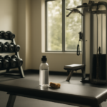 Gym met dumbbells en kabelapparaat voor krachttraining tijdens afvaltraject
